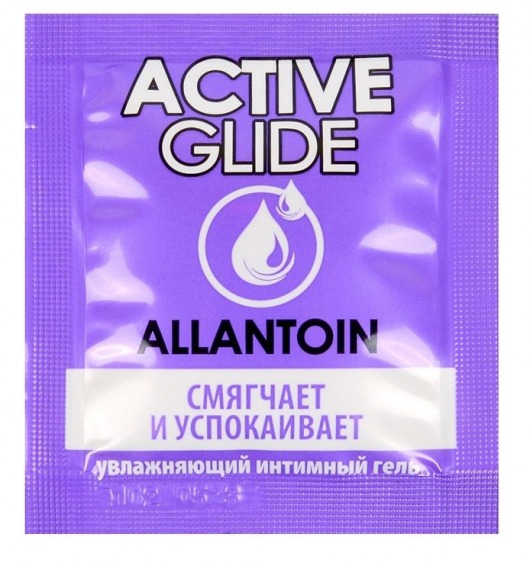Лубрикант на водной основе Active Glide с аллантоином - 3 гр. - Биоритм - купить с доставкой в Мытищах
