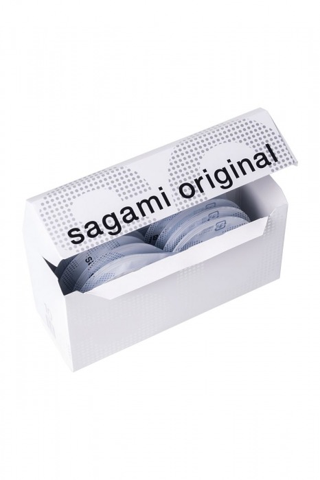 Презервативы Sagami Original 0.02 L-size увеличенного размера - 10 шт. - Sagami - купить с доставкой в Мытищах