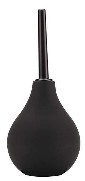 Черный анальный душ ANAL DOUCHE с прямым наконечником - Dream Toys - купить с доставкой в Мытищах