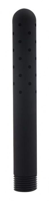 Черная насадка для анального душа ANAL DOUCHE - 15 см. - Dream Toys - купить с доставкой в Мытищах