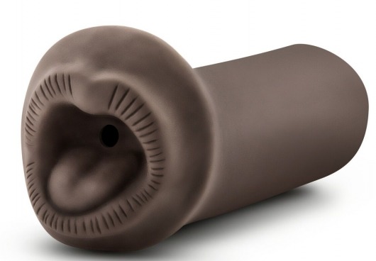 Коричневый мастурбатор-ротик Naughty Nicole - Blush Novelties - в Мытищах купить с доставкой