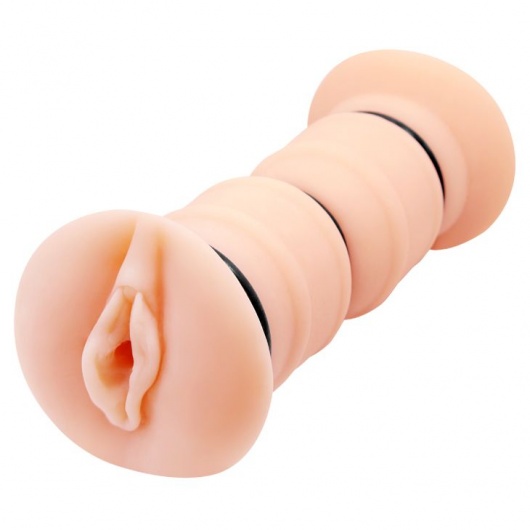 Телесный вибромастурбатор-вагина Michelle - Baile - в Мытищах купить с доставкой