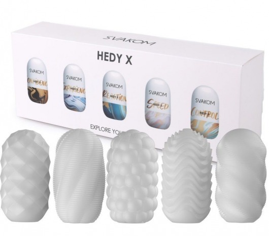 Набор из 5 мастурбаторов Hedy X5 Mixed - Svakom - в Мытищах купить с доставкой