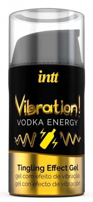 Жидкий интимный гель с эффектом вибрации Vibration! Vodka Energy - 15 мл. - INTT - купить с доставкой в Мытищах