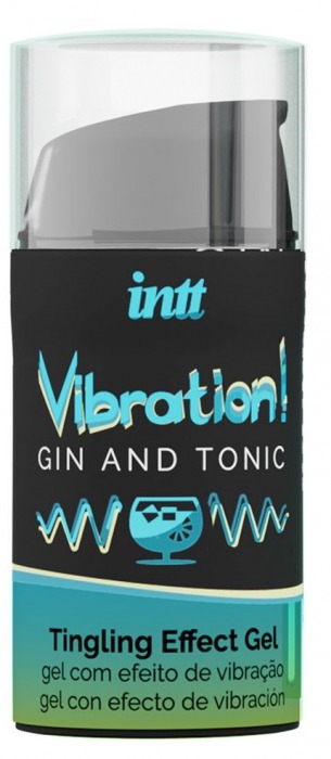 Жидкий интимный гель с эффектом вибрации Vibration! Gin   Tonic - 15 мл. - INTT - купить с доставкой в Мытищах