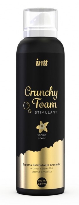 Пенка для массажа Crunchy Foam Stimulant Vanilla - 100 мл. - INTT - купить с доставкой в Мытищах