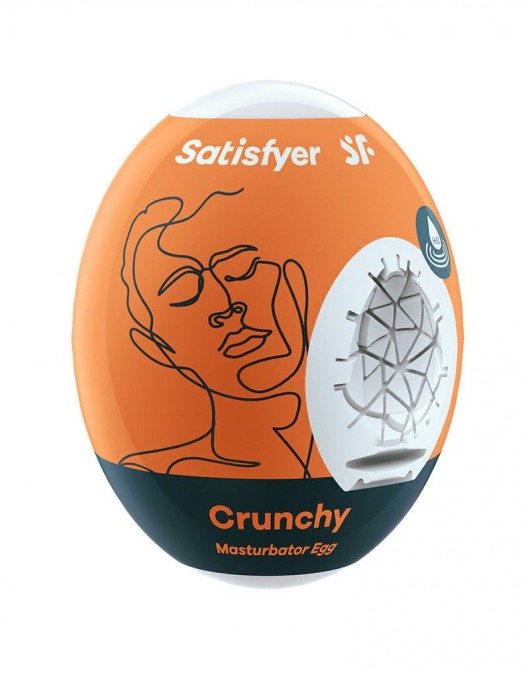Мастурбатор-яйцо Satisfyer Crunchy Mini Masturbator - Satisfyer - в Мытищах купить с доставкой