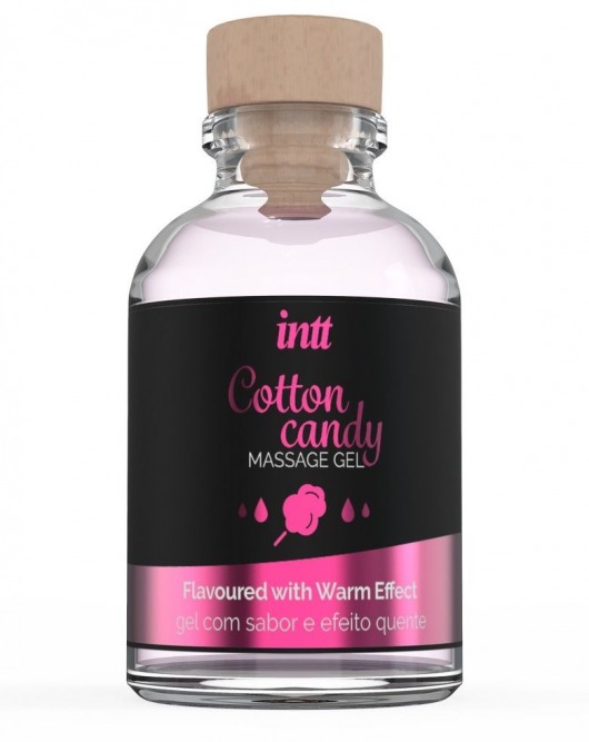 Массажный гель с согревающим эффектом Cotton Candy - 30 мл. - INTT - купить с доставкой в Мытищах