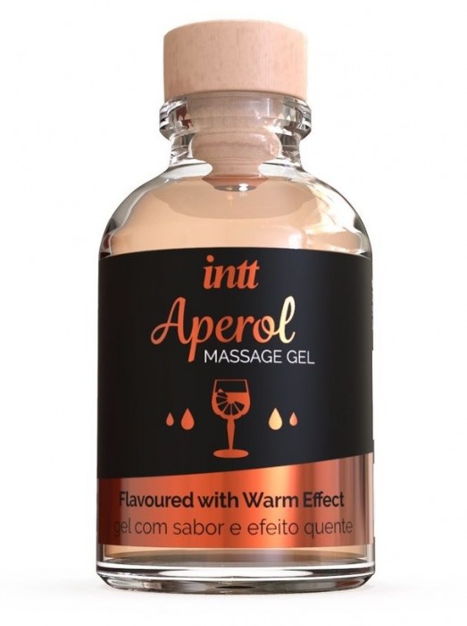 Массажный гель с согревающим эффектом Aperol - 30 мл. - INTT - купить с доставкой в Мытищах