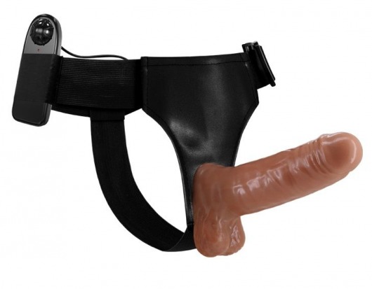 Страпон на трусиках с вибрацией Ultra Passionate Harness - 16 см. - Baile - купить с доставкой в Мытищах