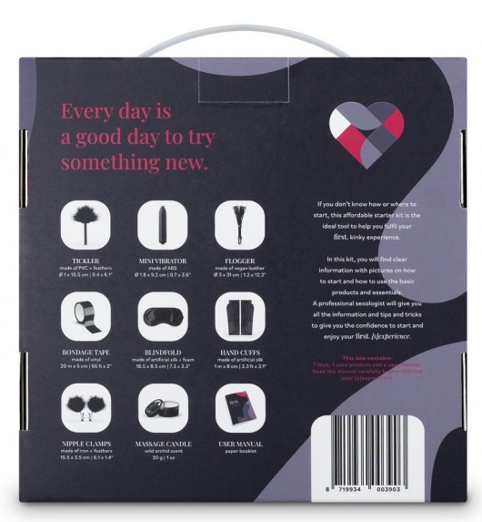 Стартовый набор БДСМ First Kinky Experience - Loveboxxx - купить с доставкой в Мытищах