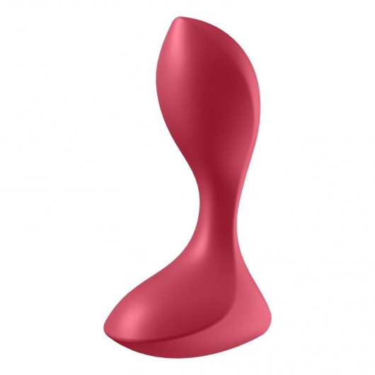 Красный вибромассажёр простаты Satisfyer Backdoor Lover - 14 см. - Satisfyer - в Мытищах купить с доставкой