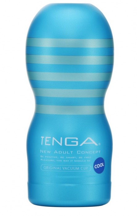 Мастурбатор с охлаждающей смазкой TENGA Original Vacuum Cup Cool - Tenga - в Мытищах купить с доставкой
