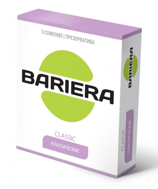 Классические презервативы Bariera Classic - 3 шт. - Bariera - купить с доставкой в Мытищах