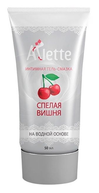 Интимная гель-смазка на водной основе Arlette  Спелая вишня  - 50 мл. - Arlette - купить с доставкой в Мытищах