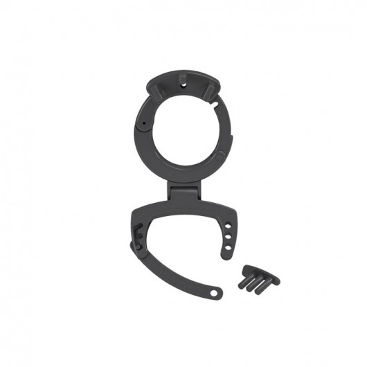 Кольцо с зажимом для мошонки для пояса верности Pubic Enemy - MyStim - купить с доставкой в Мытищах