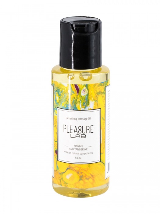 Массажное масло Pleasure Lab Refreshing с ароматом манго и мандарина - 50 мл. - Pleasure Lab - купить с доставкой в Мытищах