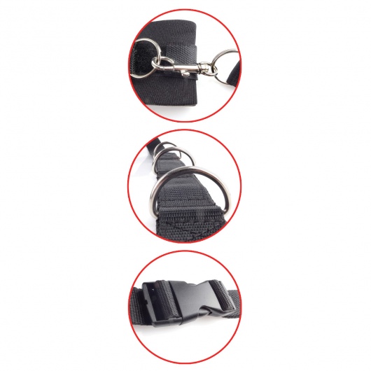 Набор для бондажа на кровати Ultimate Bed Restraint System - Pipedream - купить с доставкой в Мытищах