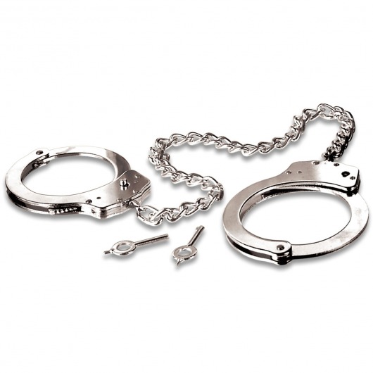 Металлические наручники Metal Leg Cuffs - Pipedream - купить с доставкой в Мытищах