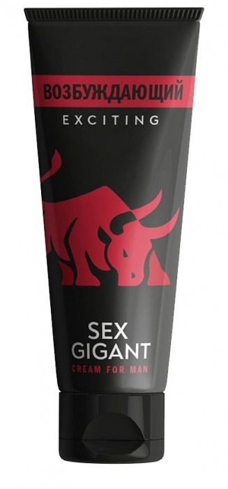Возбуждающий крем для мужчин Sex Gigant - 80 мл. - Миагра - купить с доставкой в Мытищах