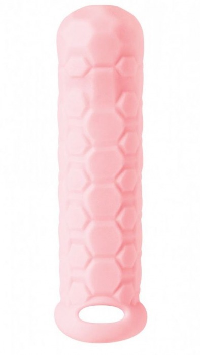 Розовый фаллоудлинитель Homme Long - 15,5 см. - Lola Games - в Мытищах купить с доставкой