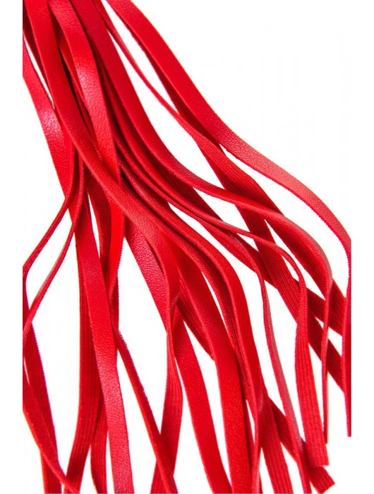 Красно-черный флоггер Anonymo - 28 см. - ToyFa - купить с доставкой в Мытищах