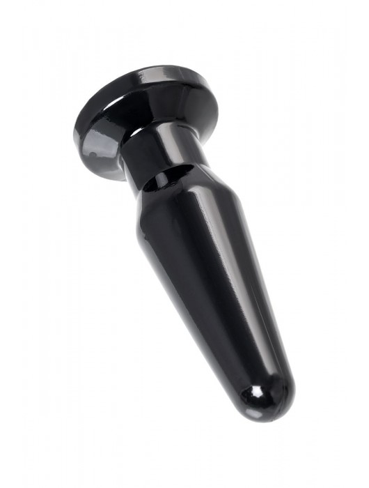 Черная анальная втулка Gemini β - 12,3 см. - POPO Pleasure