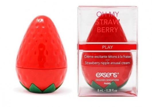Крем для стимуляции сосков Oh My Strawberry - 8 мл. - Exsens - купить с доставкой в Мытищах