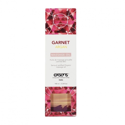 Органическое массажное масло GARNET ARGAN - 100 мл. - Exsens - купить с доставкой в Мытищах