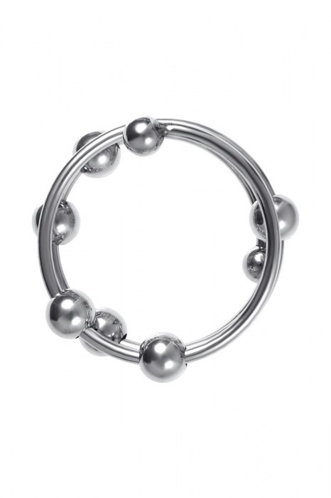 Большое металлическое кольцо под головку пениса - ToyFa - купить с доставкой в Мытищах