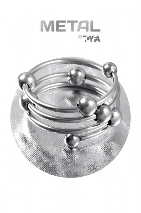 Большое металлическое кольцо под головку пениса - ToyFa - купить с доставкой в Мытищах