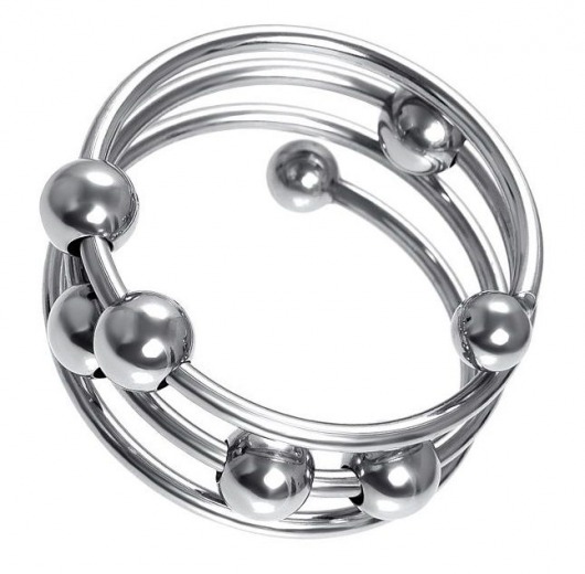 Большое металлическое кольцо под головку пениса - ToyFa - купить с доставкой в Мытищах