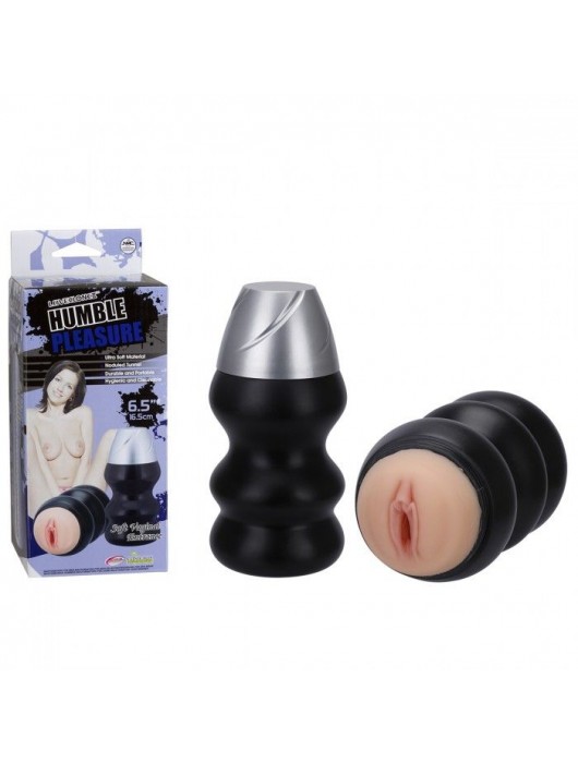 Мастурбатор-вагина в пластиковой колбе HUMBLE - NMC - в Мытищах купить с доставкой