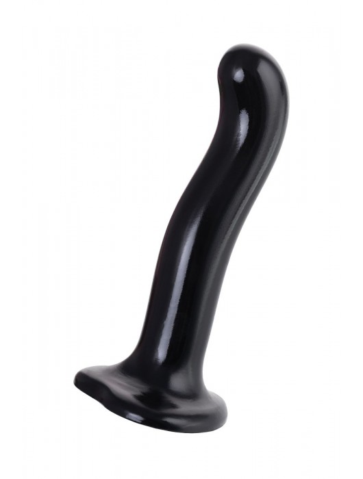 Черный стимулятор для пар P G-Spot Dildo Size M - 18 см. - Strap-on-me - в Мытищах купить с доставкой