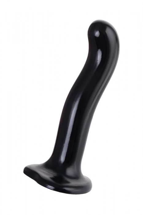 Черный стимулятор для пар P G-Spot Dildo Size L - 19 см. - Strap-on-me - в Мытищах купить с доставкой