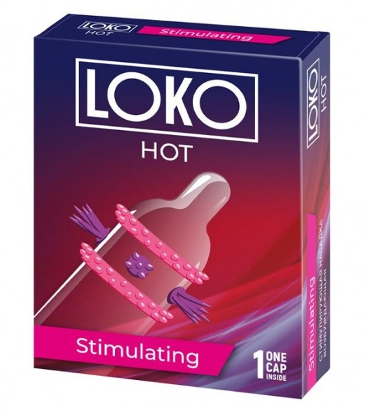 Стимулирующая насадка на пенис LOKO HOT с возбуждающим эффектом - Sitabella - в Мытищах купить с доставкой