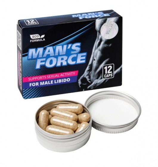 Пищевой концентрат для мужчин MANS FORCE  - 12 капсул - Sitabella - купить с доставкой в Мытищах