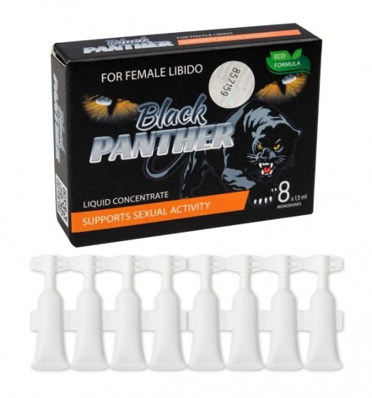 Пищевой концентрат для женщин BLACK PANTER - 8 монодоз (по 1,5 мл.) - Sitabella - купить с доставкой в Мытищах