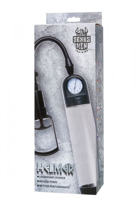 Прозрачная механическая помпа Helmer с манометром - Sexus - в Мытищах купить с доставкой