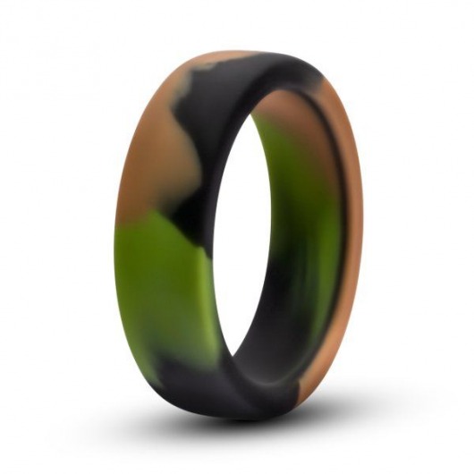 Эрекционное кольцо камуфляжной расцветки Silicone Camo Cock Ring - Blush Novelties - в Мытищах купить с доставкой