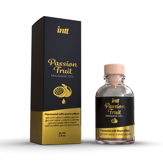 Массажный гель с ароматом маракуйи Passion Fruit - 30 мл. - INTT - купить с доставкой в Мытищах
