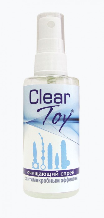 Очищающий спрей Clear Toy с антимикробным эффектом - 100 мл. - Биоритм - купить с доставкой в Мытищах
