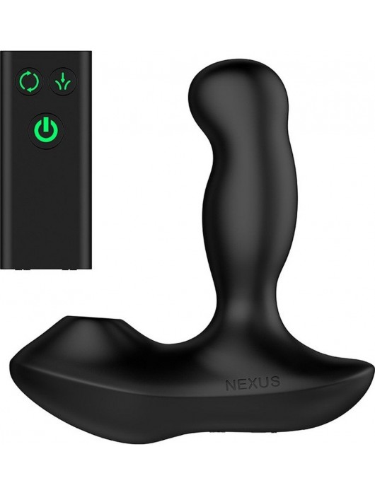 Черный вибратор-ротатор для стимуляции простаты Nexus Revo Air - Nexus Range - в Мытищах купить с доставкой