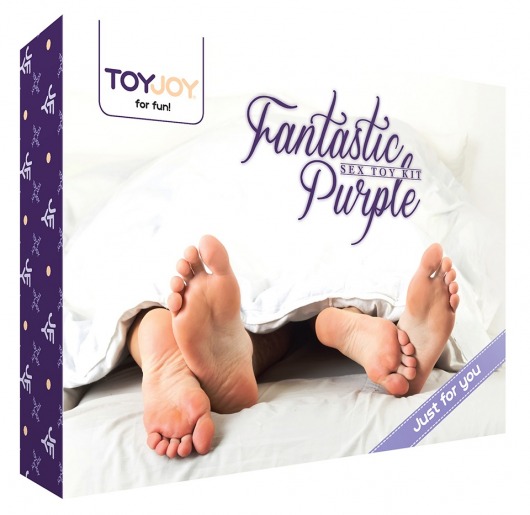 Эротический набор FANTASTIC PURPLE SEX TOY KIT - Toy Joy - купить с доставкой в Мытищах