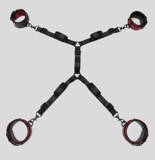 Изысканный набор фиксаций на кровати Reversible Under Mattress Restraint Set - Fifty Shades of Grey - купить с доставкой в Мытищах