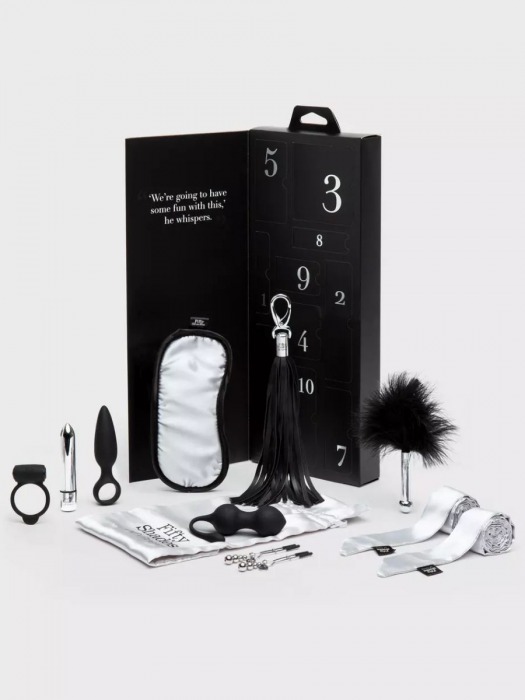 Эротический набор Pleasure Overload 10 Days of Play Gift Set - Fifty Shades of Grey - купить с доставкой в Мытищах