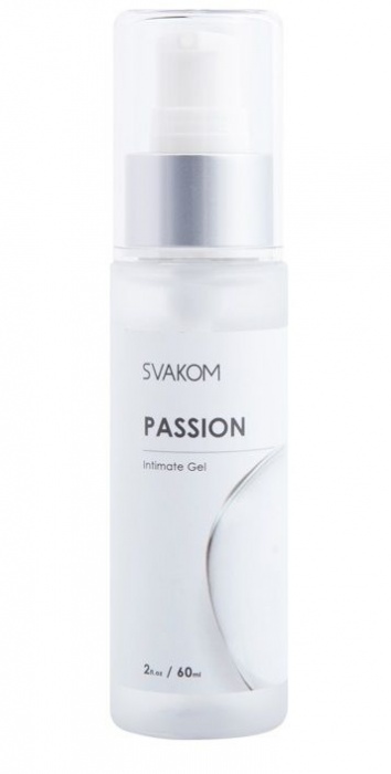Смазка на водной основе Passion Intimate Gel - 60 мл. - Svakom - купить с доставкой в Мытищах