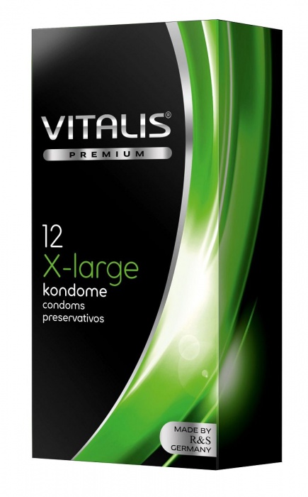 Презервативы увеличенного размера VITALIS PREMIUM x-large - 12 шт. - Vitalis - купить с доставкой в Мытищах