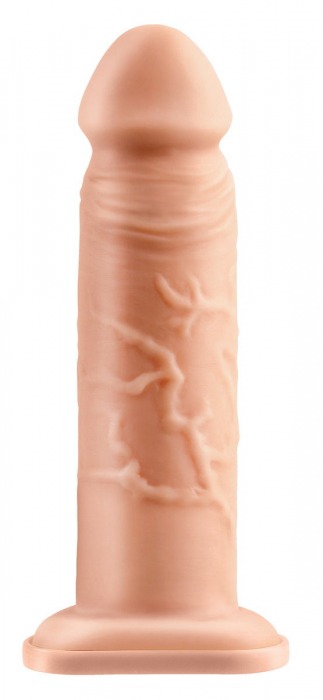 Телесный реалистичный фаллоимитатор с полостью Silicone Hollow Extension - 20 см. - Pipedream - купить с доставкой в Мытищах