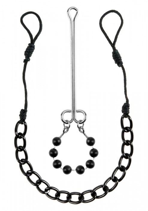 Интимные украшения с бусинами NIPPLE   CLIT JEWELRY - Pipedream - купить с доставкой в Мытищах